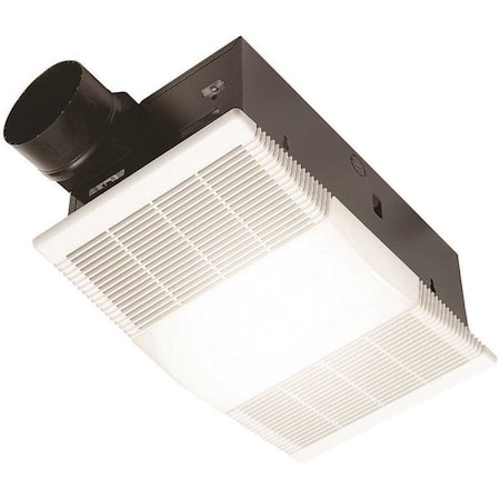 Broan-Nutone 80 CFM Ceiling Bathroom Exhaust Fan with Light and 1300-Watt Heater 765H80L